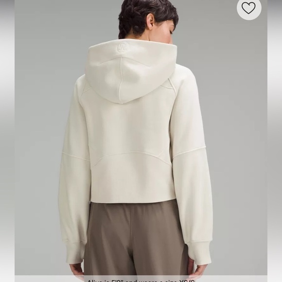 Lululemon Scuba Oversized Hoodie size m/l in bone - Picture 2 of 6